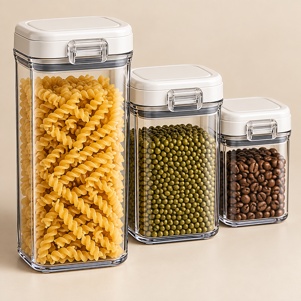 ZAMQIRO™ Airtight Food Storage Jar Set image 3