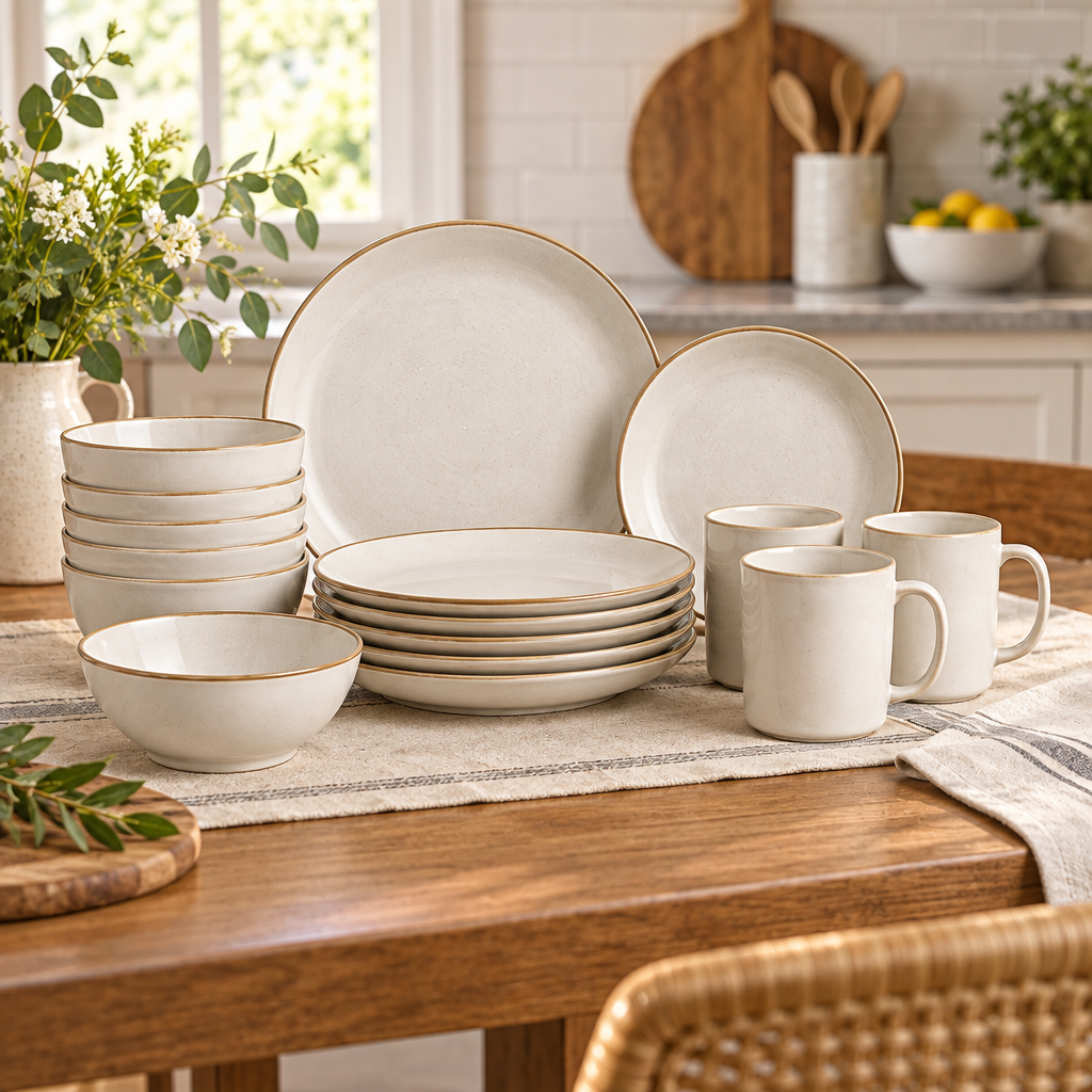 ZAMQIRO™ Ceramic Dinnerware Set image 2