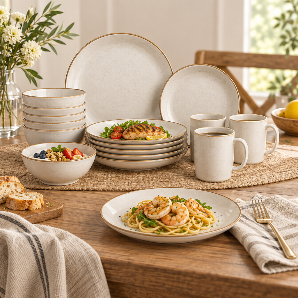 ZAMQIRO™ Ceramic Dinnerware Set image 4